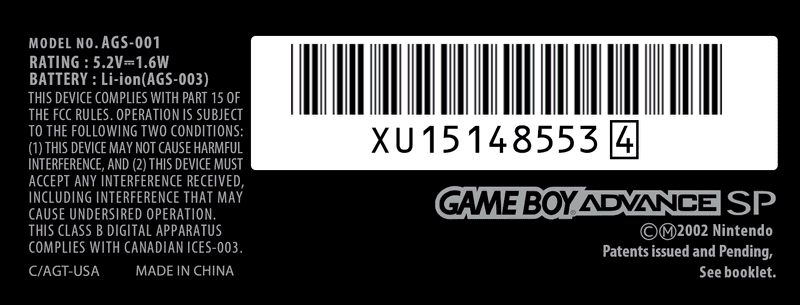 Final AGS-001 label