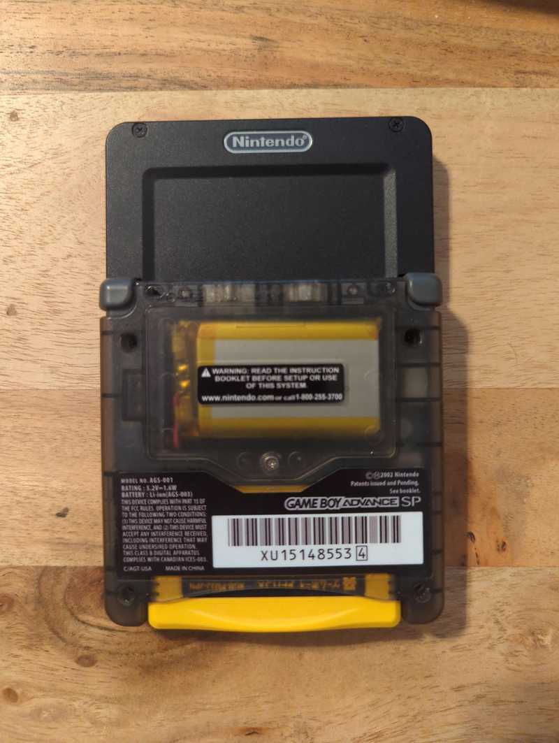 Completed handheld with custom label